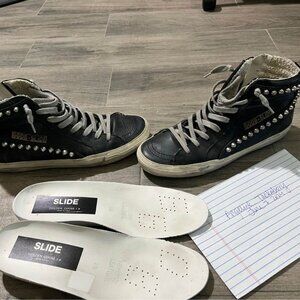 Golden Goose Studded Slides